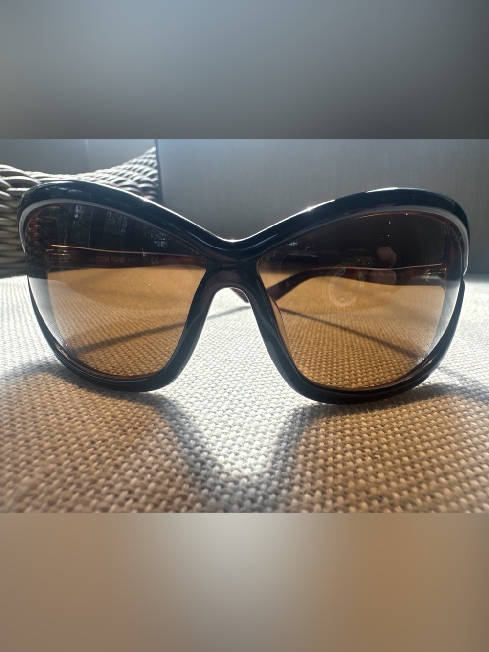 NEW Tom Ford Patek TF122 05E Sunglasses tortoise Havana Brown Oversized Italy